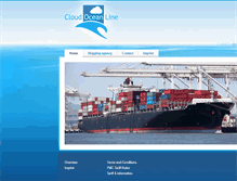 Tablet Screenshot of cloud-ocean-line.com